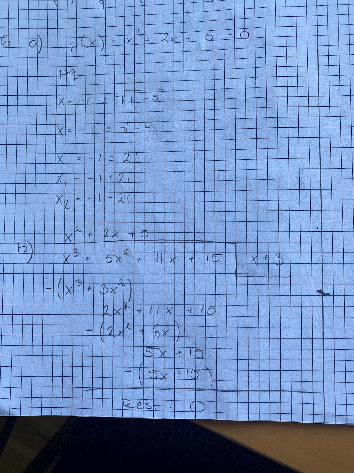 Vad Gör Jag För Fel? Polynom (Matematik/Matte 4) – Pluggakuten