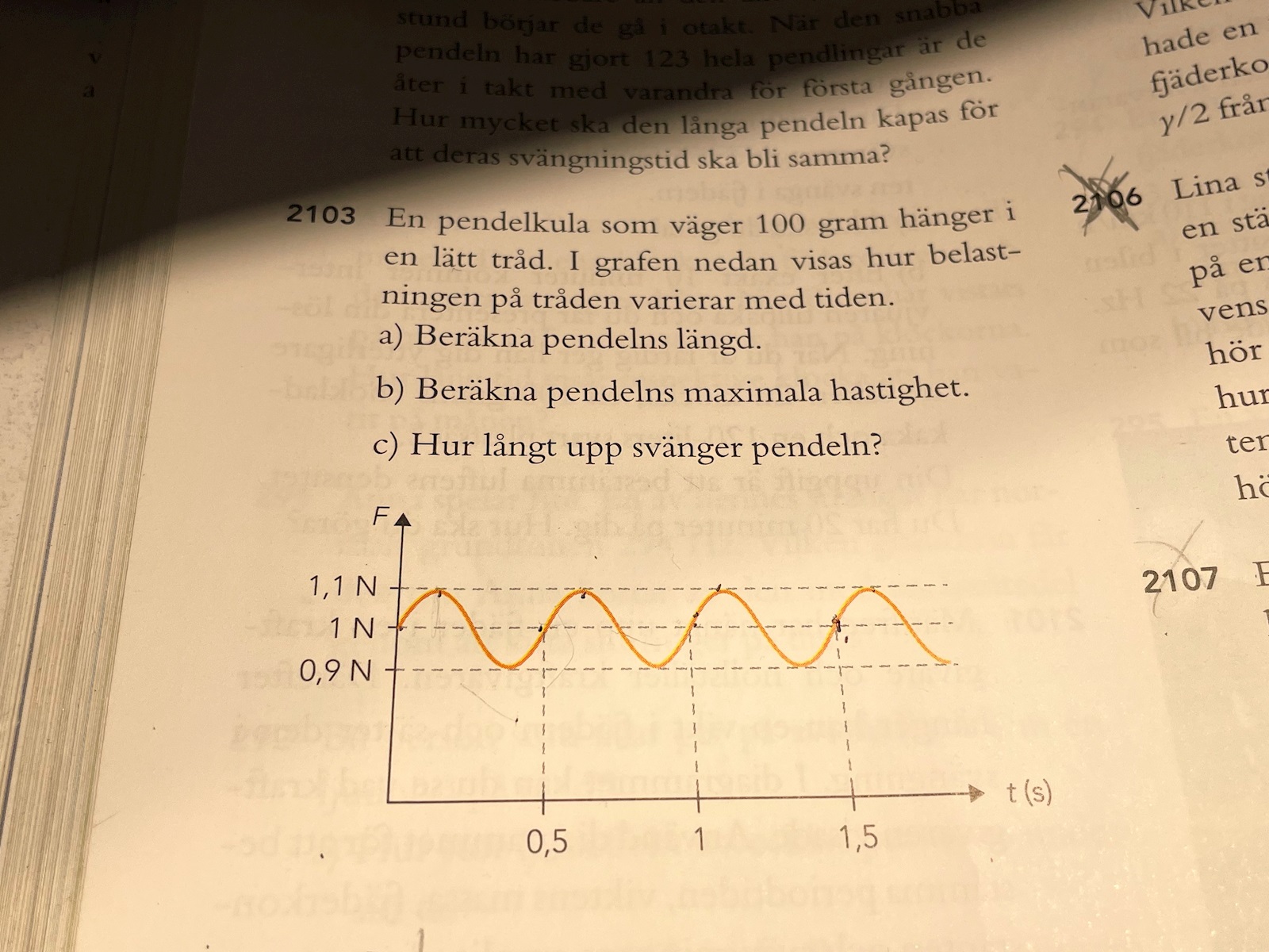 Uppgift 2103 Impuls 2 (Fysik/Fysik 2) – Pluggakuten