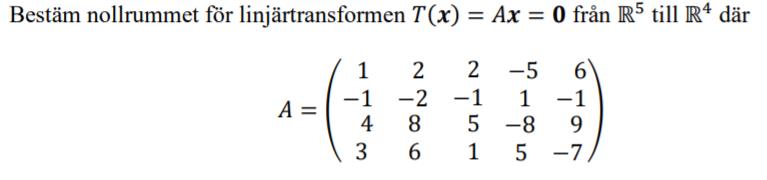 Nollrum (Matematik/Universitet) – Pluggakuten