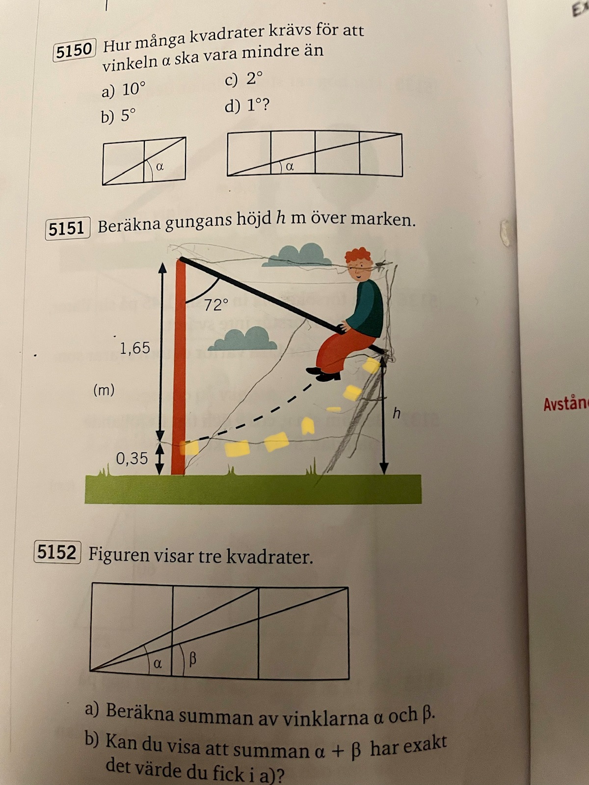 Gungans Höjd över Marken (Matematik/Matte 1/Geometri) – Pluggakuten