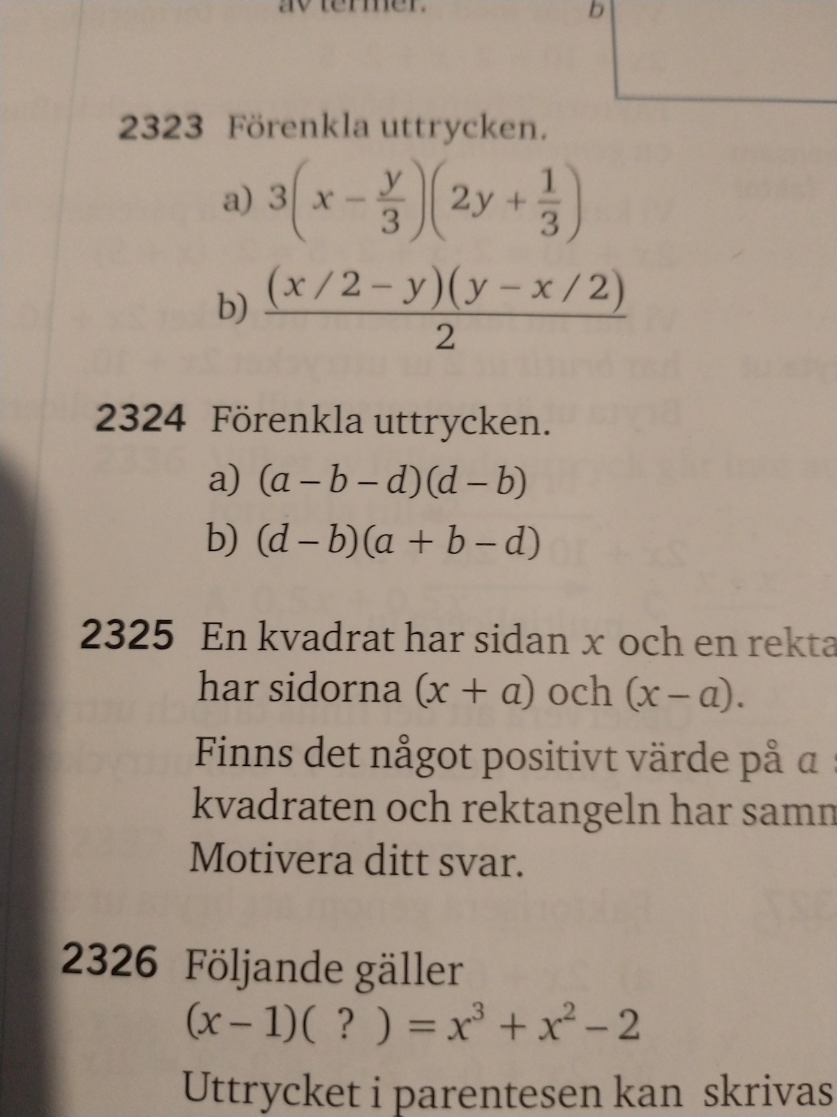 Förenkla Uttryck (Matematik/Matte 1/Algebra) – Pluggakuten