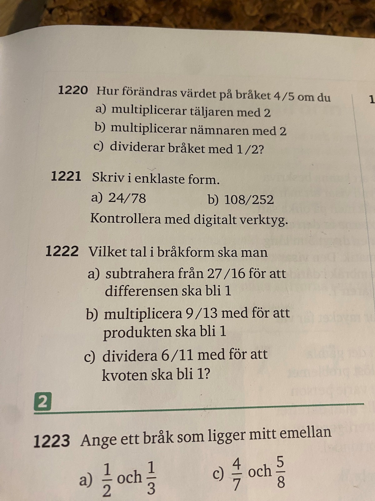 Fråga 2 (Matematik/Matte 1/Aritmetik) – Pluggakuten