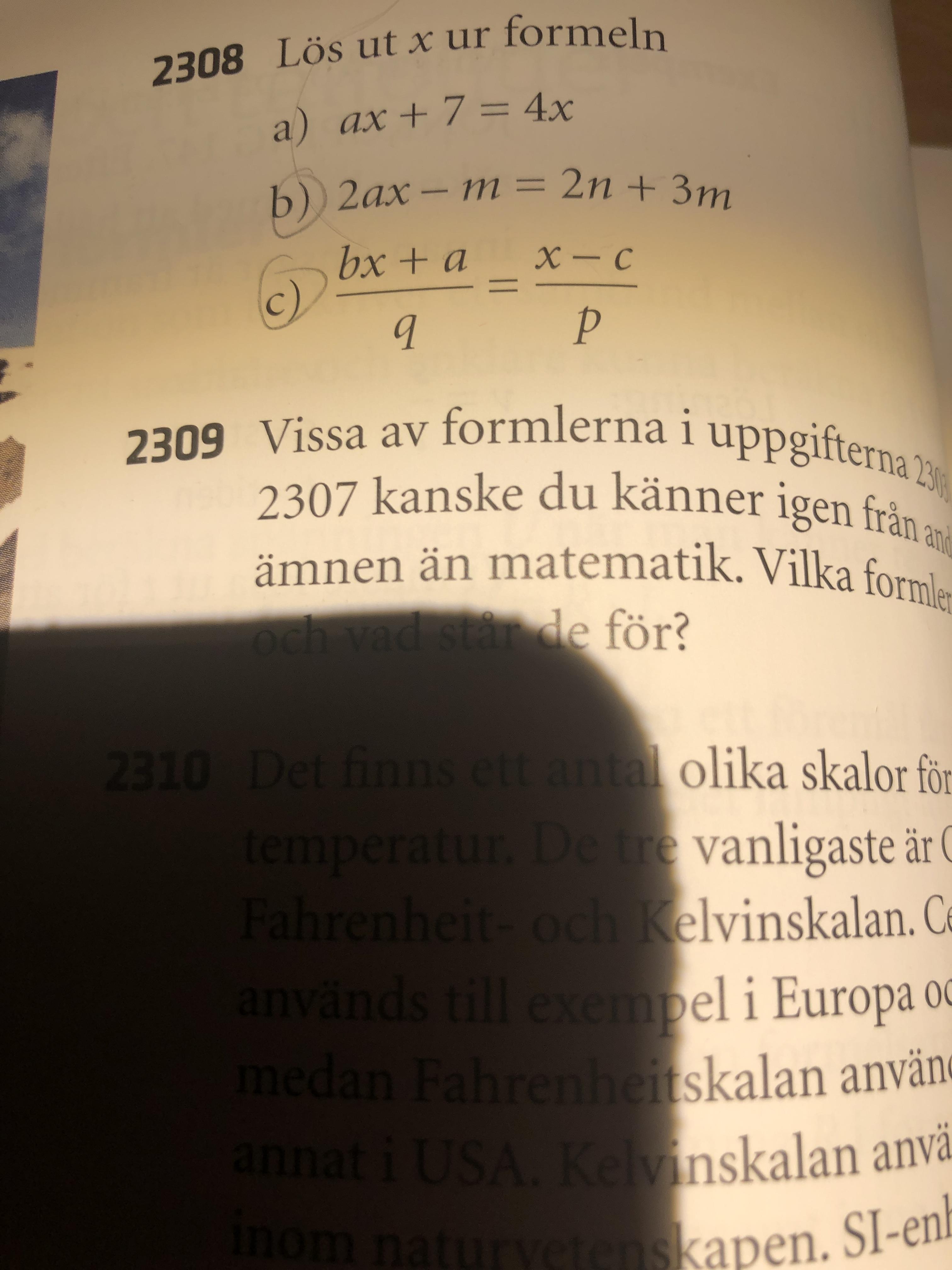 Förenkla Uttryck Up 2308 C (Matematik/Matte 1/Algebra) – Pluggakuten