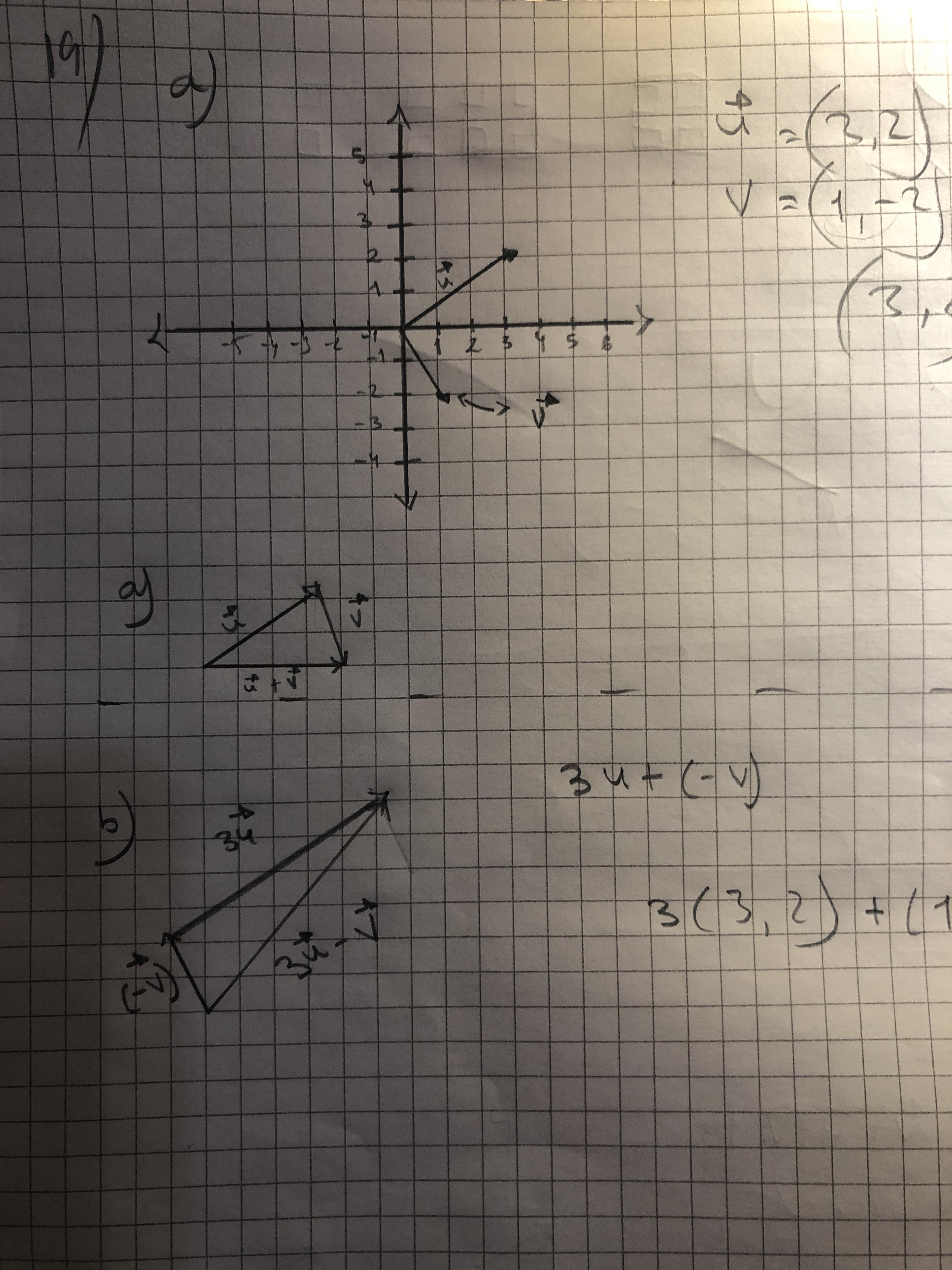 Bestäm Vektorerna Grafiskt (Matematik/Matte 1/Geometri) – Pluggakuten