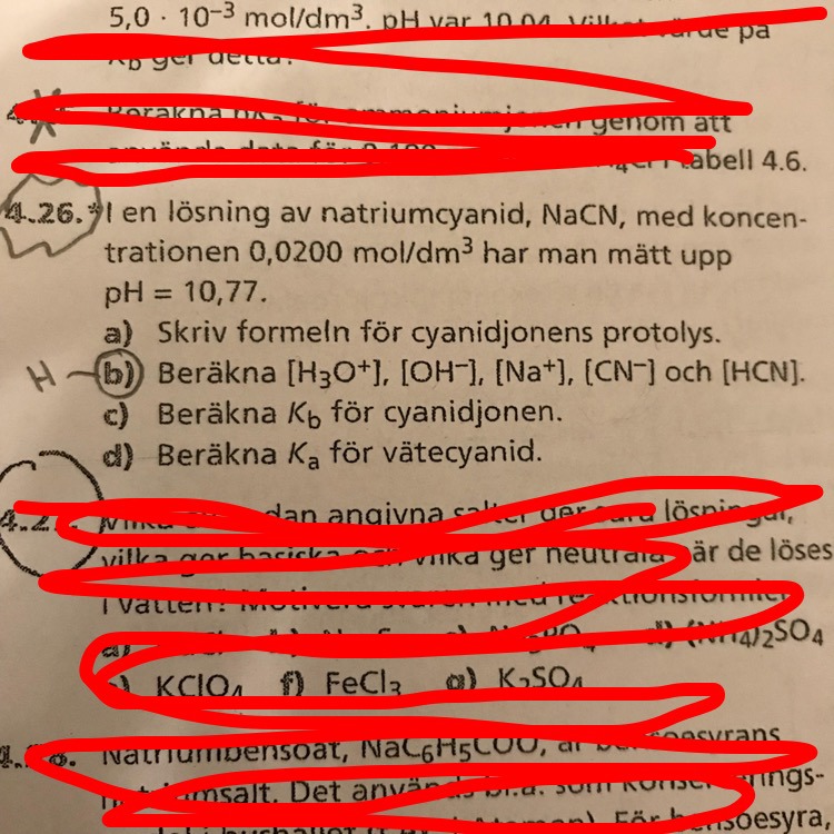 CN- Koncentration, Hur Ska Man Få Fram Det? (Kemi/Kemi 2) – Pluggakuten