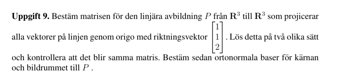 Linjär Avbildning (Matematik/Universitet) – Pluggakuten