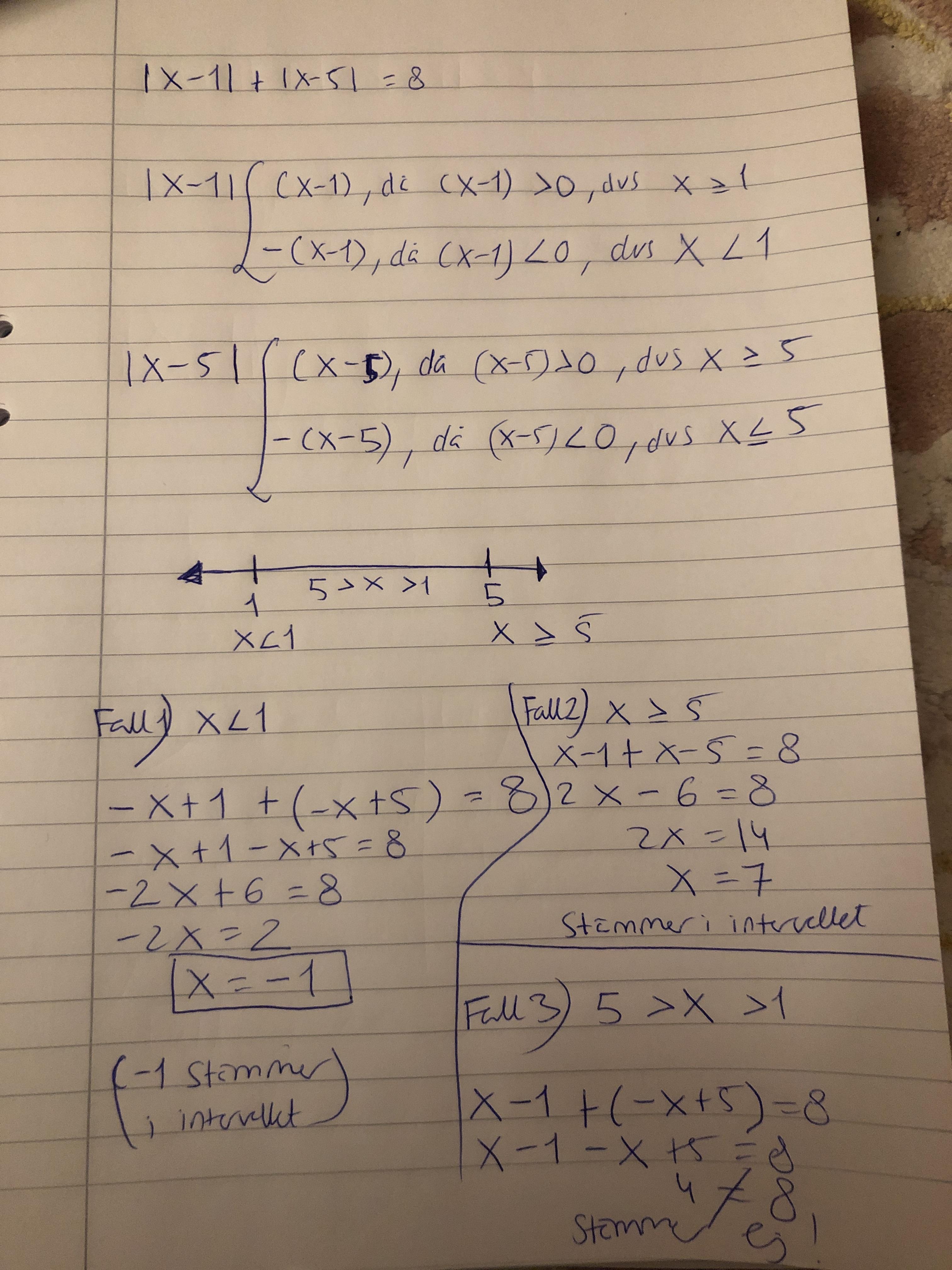 Absolutbelopp (Matematik/Matte 3) – Pluggakuten