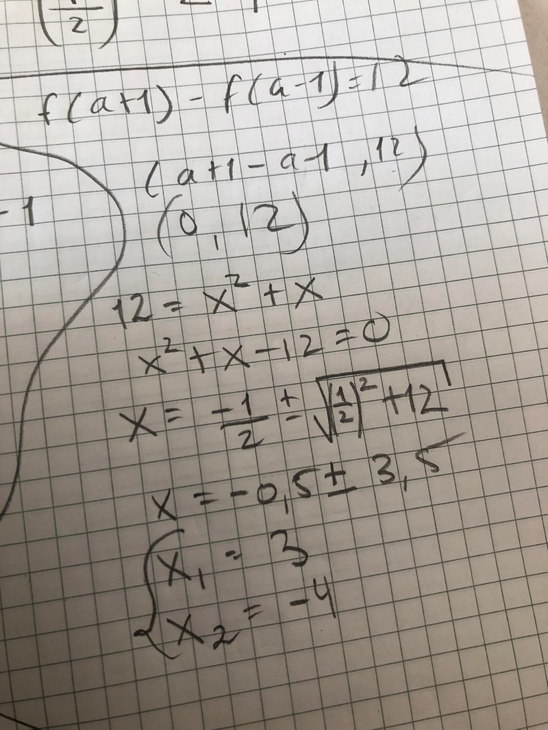 Los Ekvationen F A 1 F A 1 12 Dar F X X X 1 Matematik Matte 2 Algebra Pluggakuten