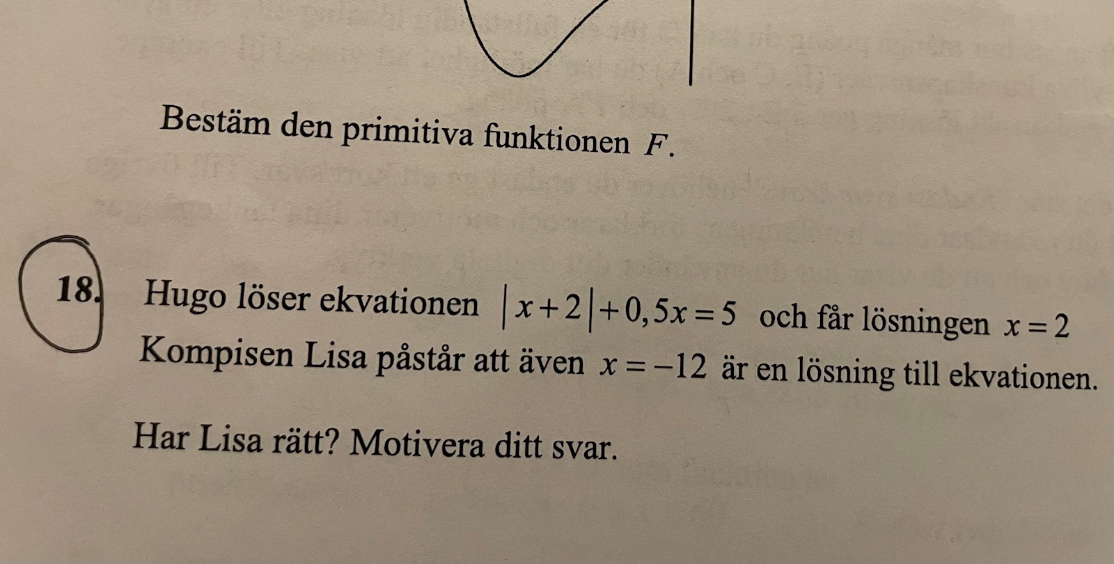 Absolutbelopp (Matematik/Matte 3/Algebraiska Uttryck) – Pluggakuten