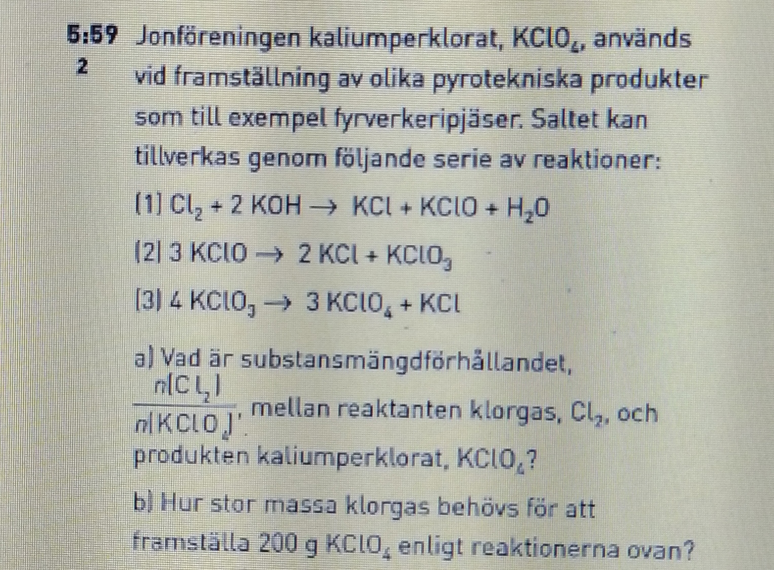 Molförhållande (Kemi/Kemi 1) – Pluggakuten