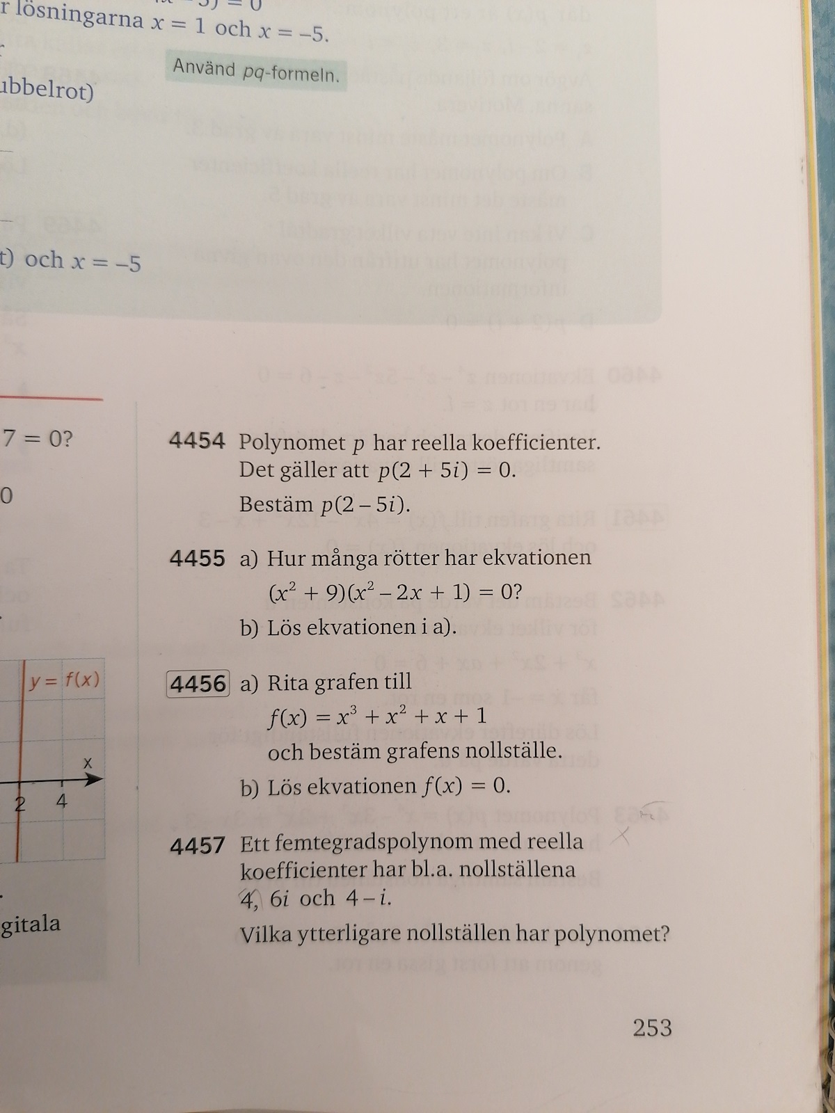 Matte 4 5000+: 4457 (Matematik/Matte 4/Komplexa Tal) – Pluggakuten