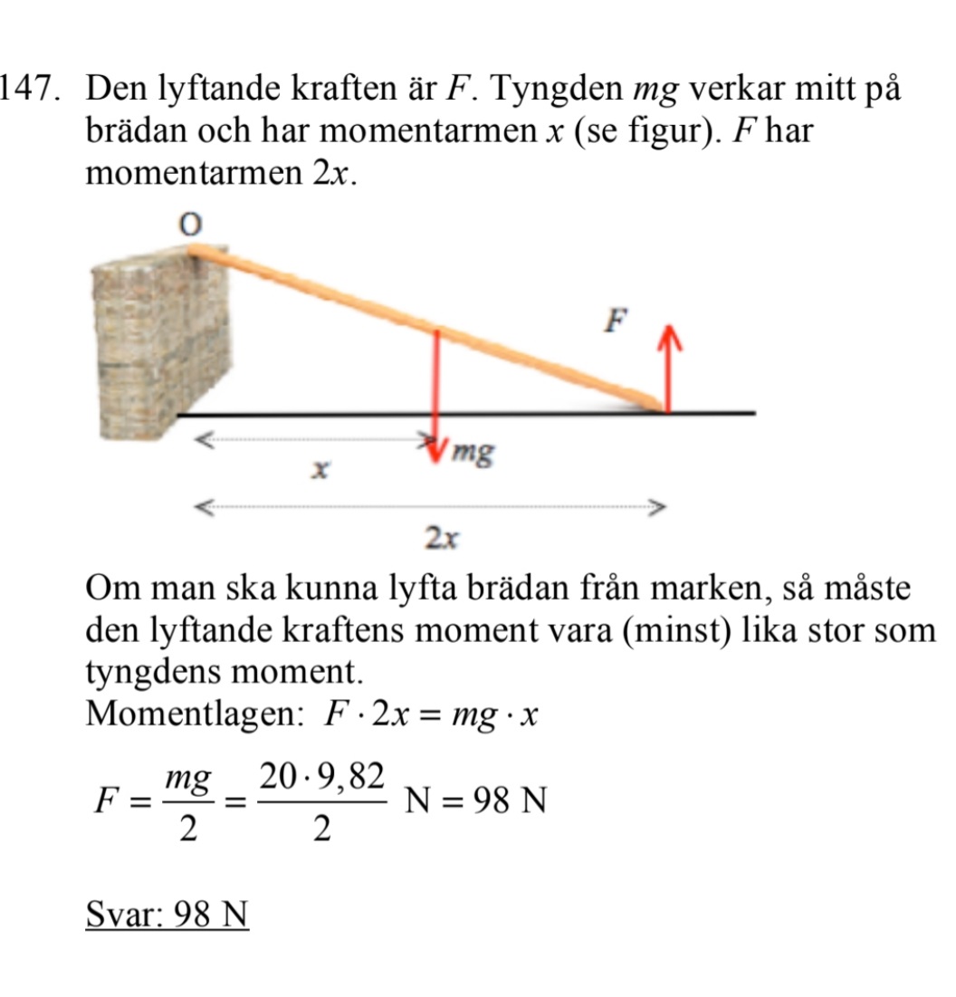 Kraftmoment (Fysik/Fysik 2) – Pluggakuten