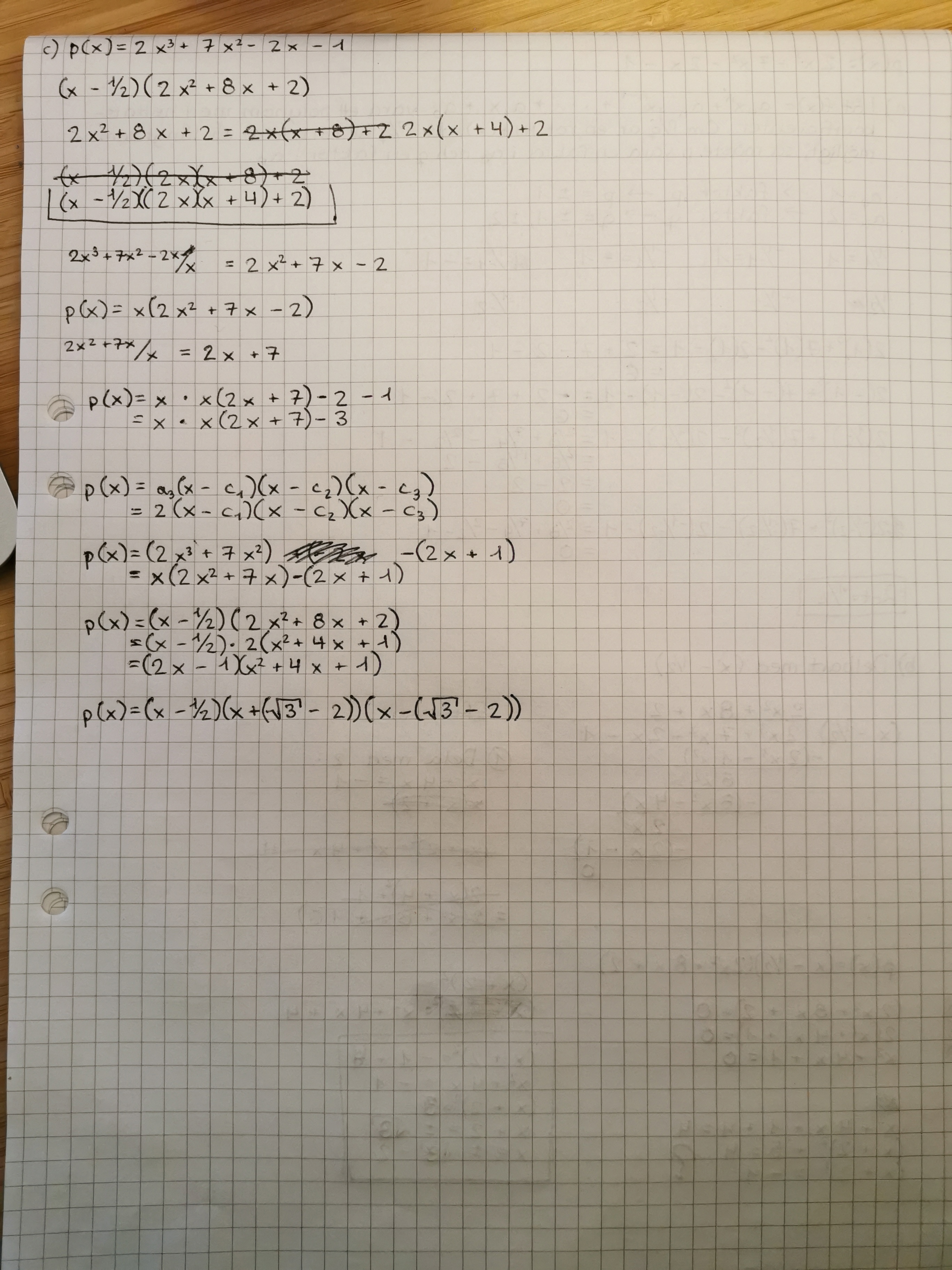 Faktorisering Av Tredjegradspolynom (Matematik/Universitet) – Pluggakuten