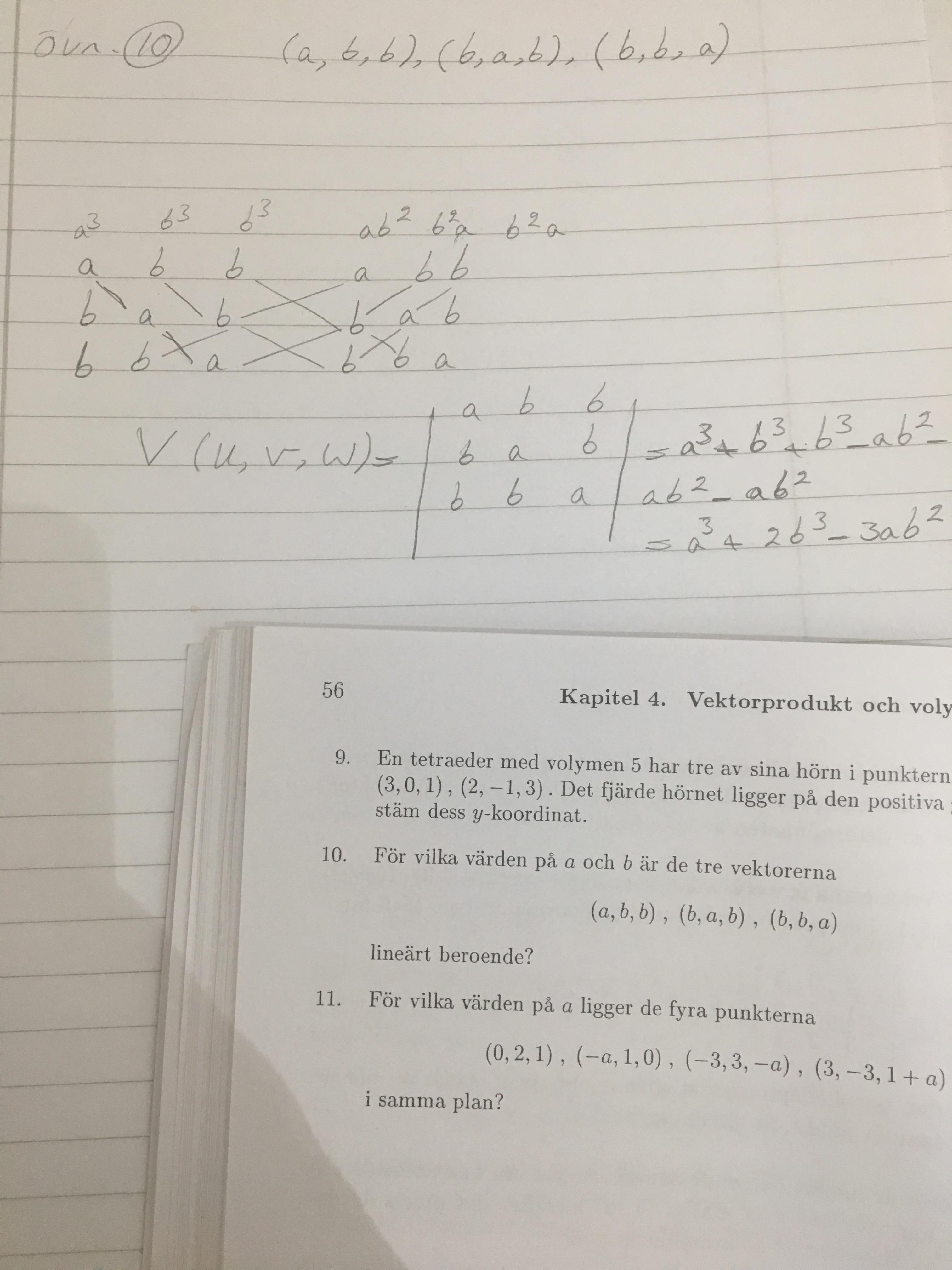 Linjärt Beroende (Matematik/Universitet) – Pluggakuten