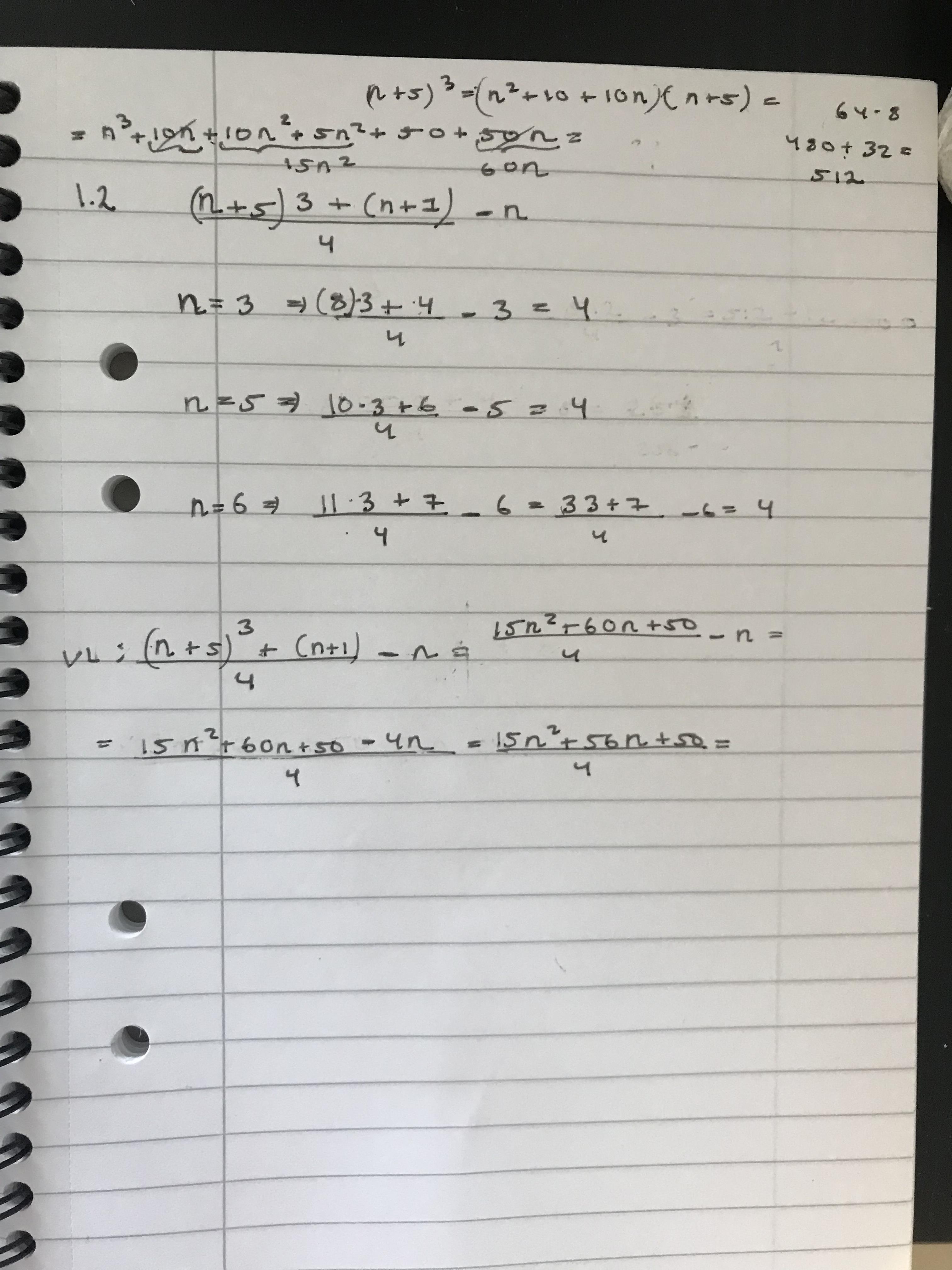 Induktion 2 (Matematik/Universitet) – Pluggakuten