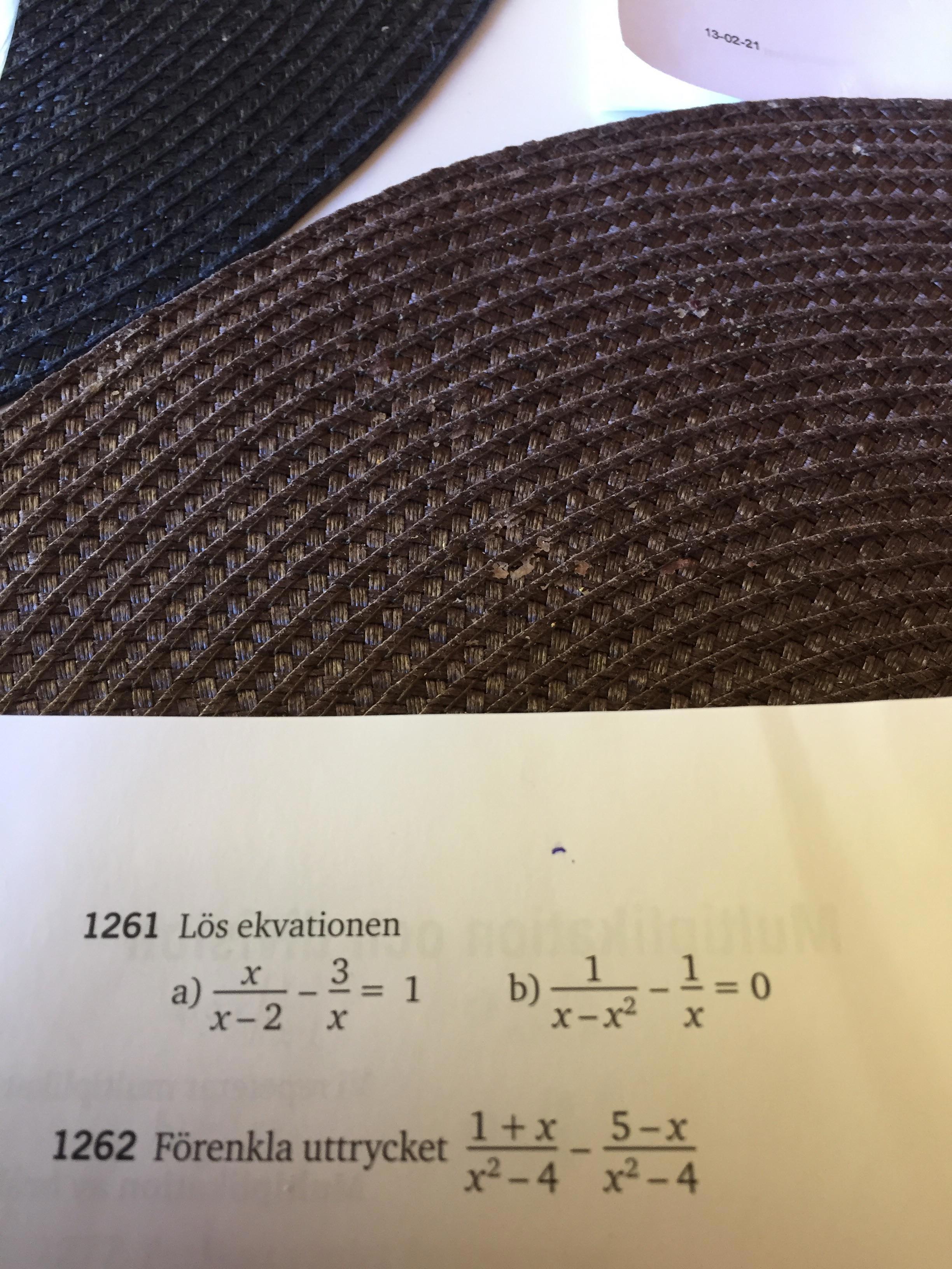 2 Liknande Uppgifter Rationella Uttryck (Matematik/Matte 3) – Pluggakuten