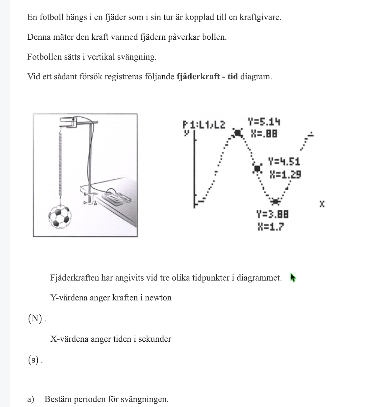 Svängning (Fysik/Fysik 2) – Pluggakuten