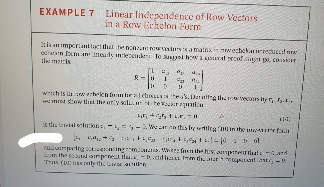 Linjärt Oberoende (Matematik/Universitet) – Pluggakuten