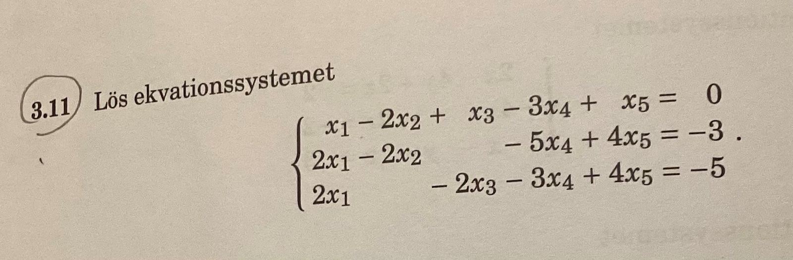 Ekvationssystem (Matematik/Universitet) – Pluggakuten