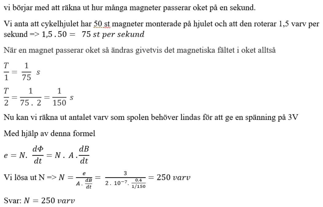 Induktion Och Magnetfält (Fysik/Fysik 2) – Pluggakuten