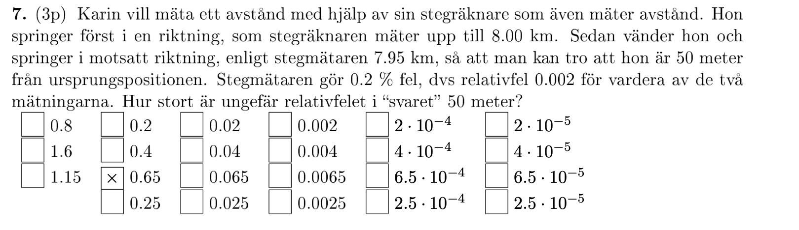 Numeriska Metoder, Relativ Fel (Matematik/Universitet) – Pluggakuten