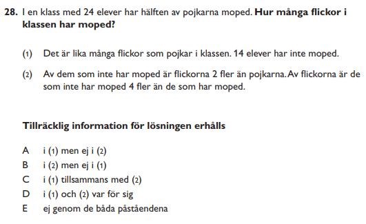 Nog 15 Vt Pass 2 Uppgift 28 Matematik Hogskoleprovet Pluggakuten