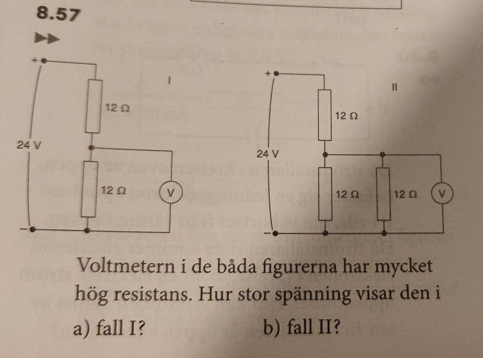 Kopplingsschema Voltmeters Spänning (Fysik/Fysik 1) – Pluggakuten