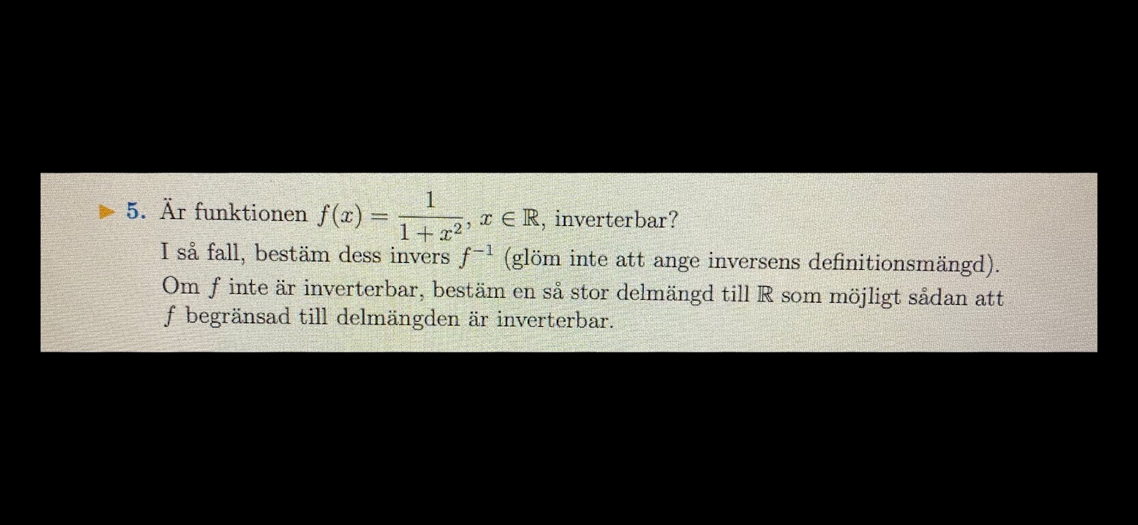 Inverka Funktioner (Matematik/Universitet) – Pluggakuten