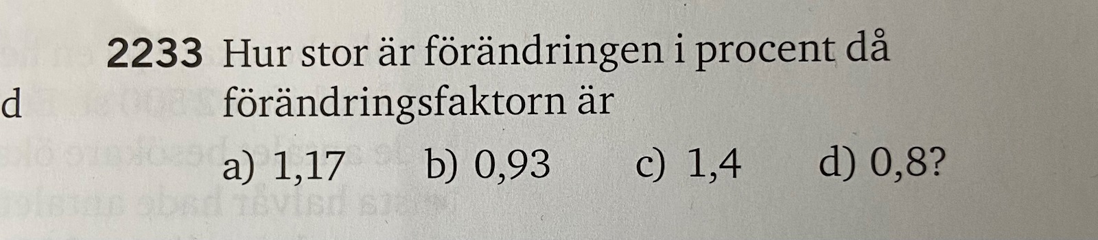 Förändringsfaktor (Matematik/Matte 1/Procent) – Pluggakuten