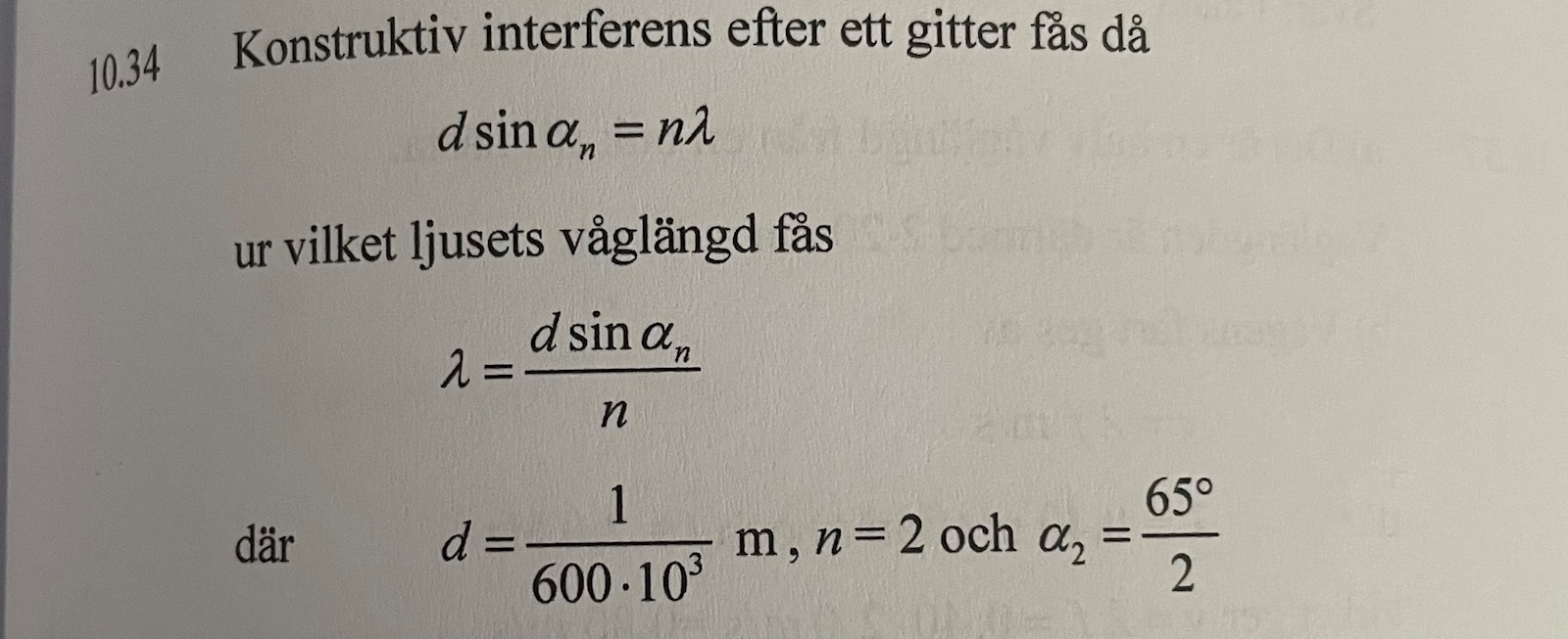 Interferens Ljus. (Fysik/Fysik 2) – Pluggakuten