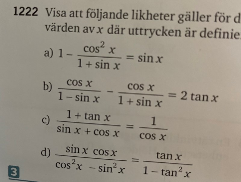 Sinus Och Cosinus Trigonometriska Ekvationer Matematikmatte 4 Pluggakuten 8894