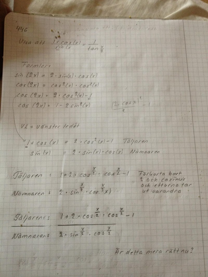 Visa Att Matematik Matte 4 Trigonometri Pluggakuten