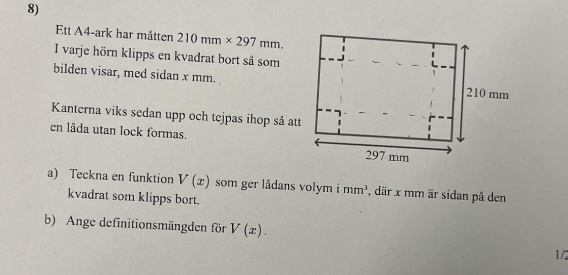 Skulle Någon Kunna Lösa Den Här Uppgiften? (Matematik/Matte 3 ...