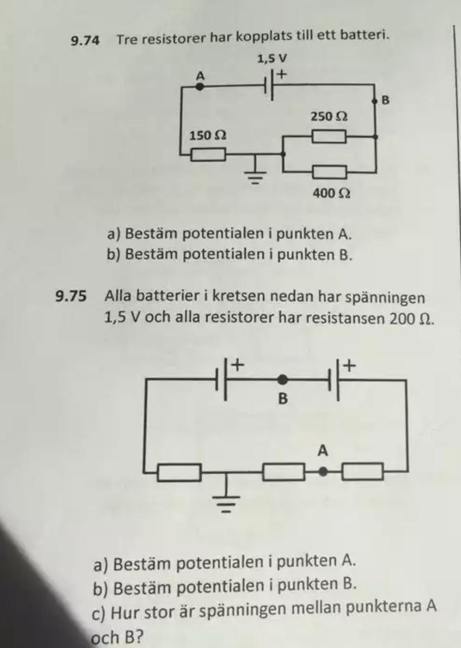 9.74 Elektricitet (Fysik/Fysik 1) – Pluggakuten