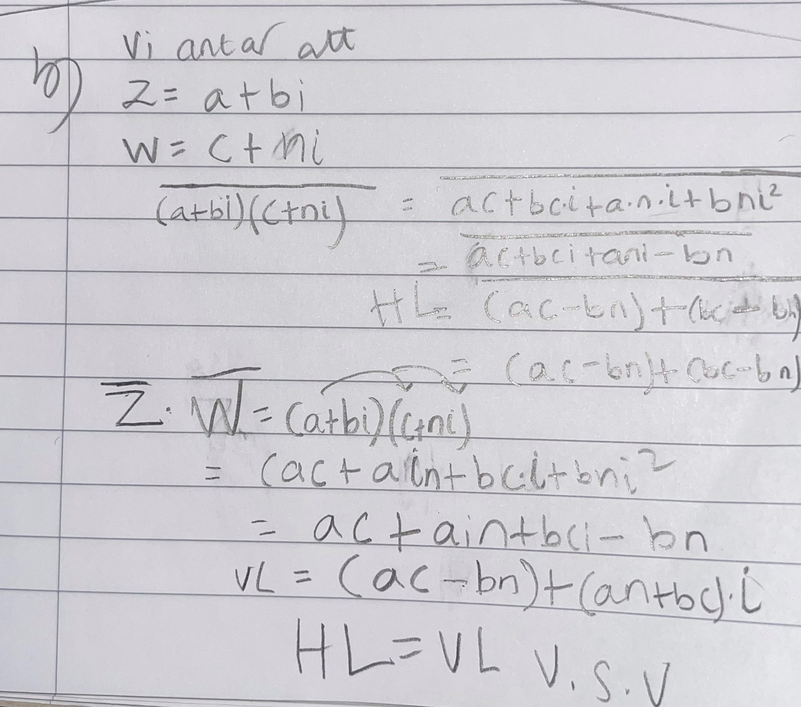 Generell Lösningsmetod Uppgift B (Matematik/Matte 4/Komplexa Tal ...