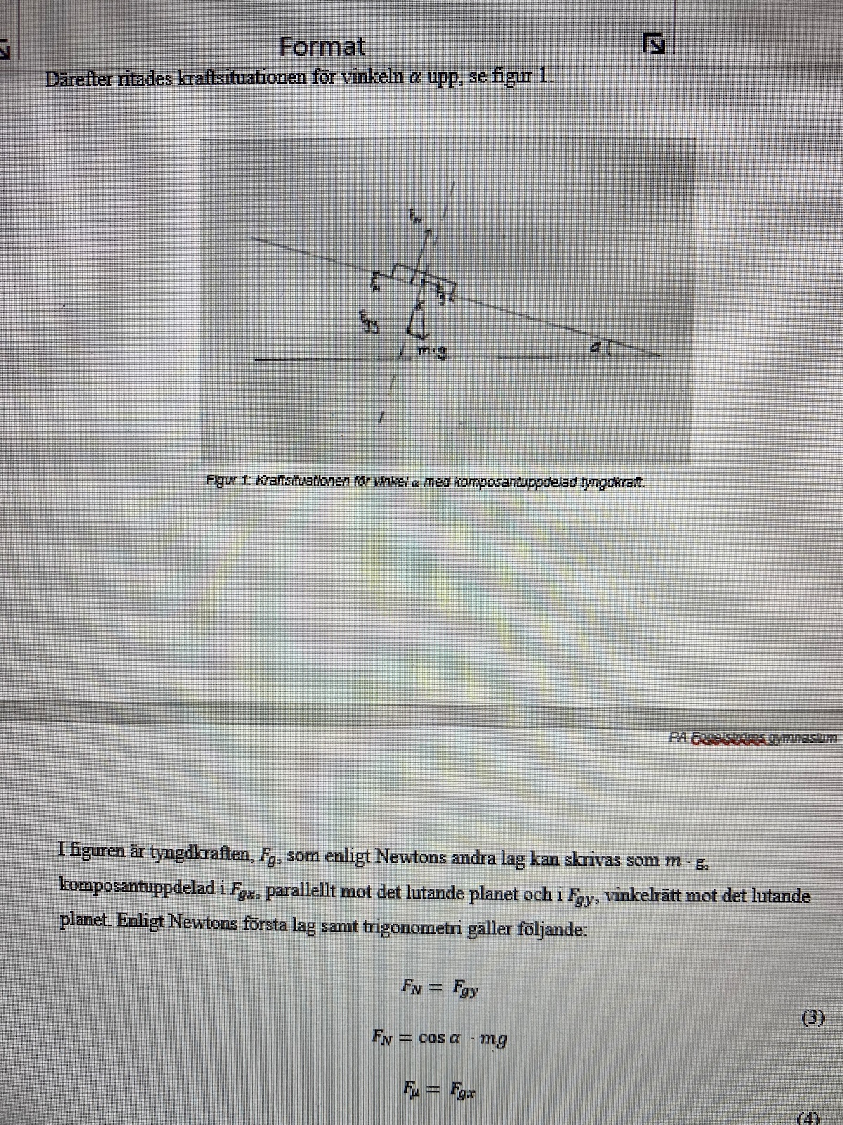 Friktionstal Och Konstant Hastighet (Fysik/Fysik 1) – Pluggakuten