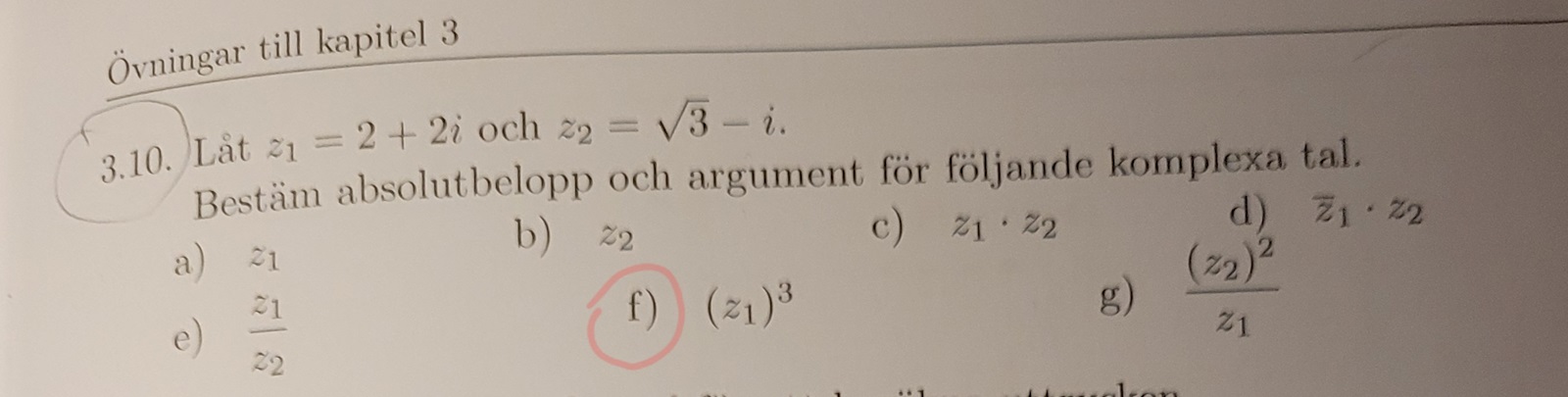 Arg Och Absolutbelopp (Matematik/Matte 4/Komplexa Tal) – Pluggakuten