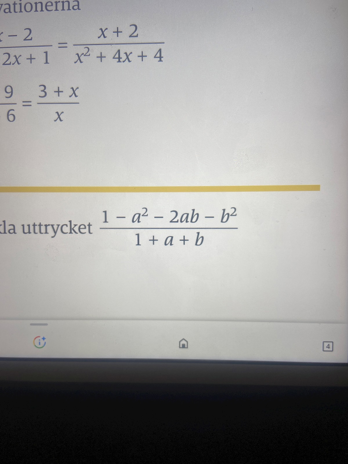 Förenkla Uttrycker (Matematik/Matte 3/Algebraiska Uttryck) – Pluggakuten