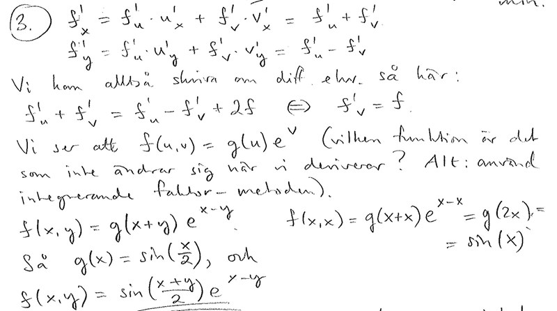 Differentialekvation Matematik Universitet Pluggakuten