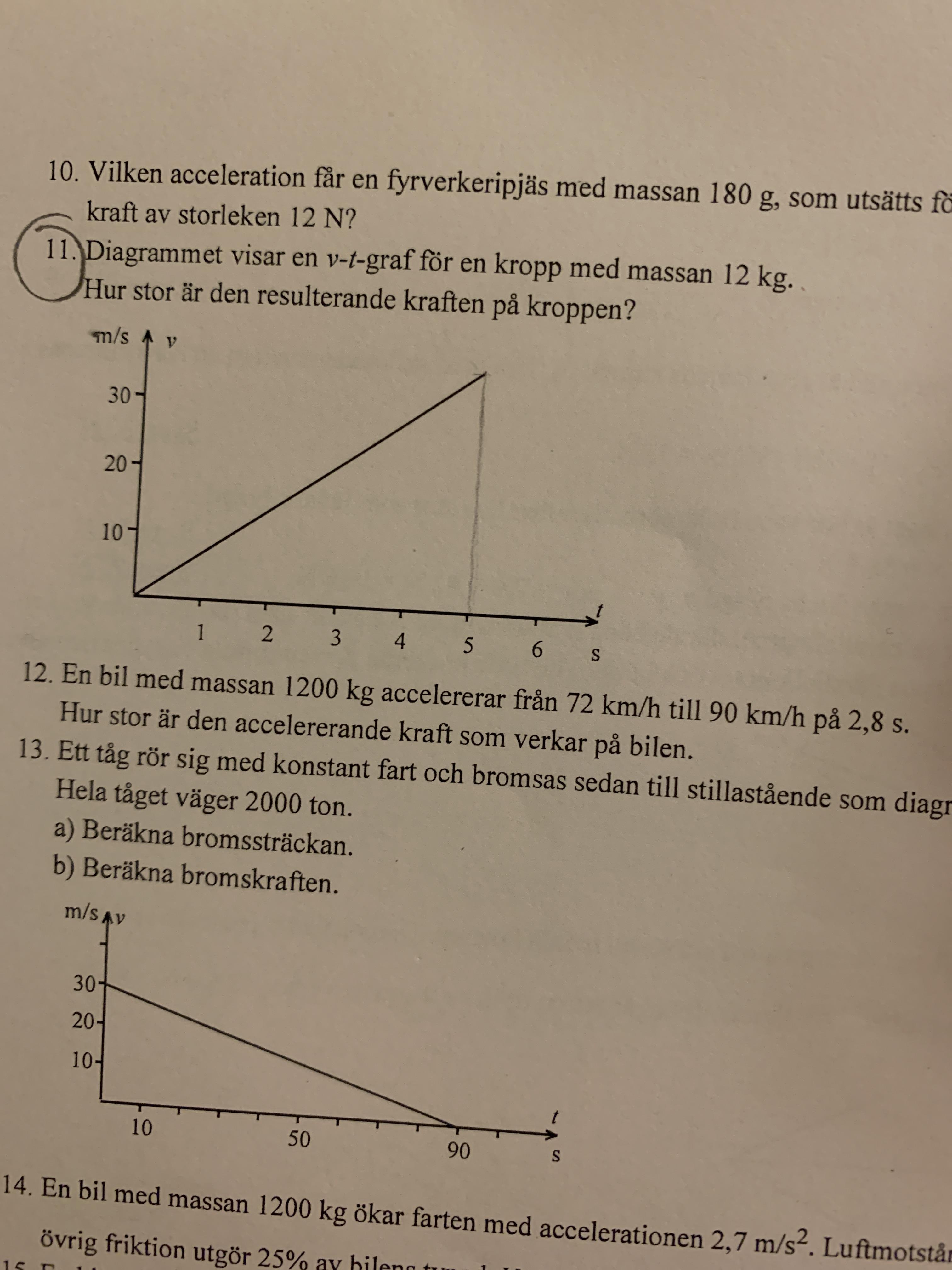 Resulterande Kraft (Fysik/Fysik 1) – Pluggakuten