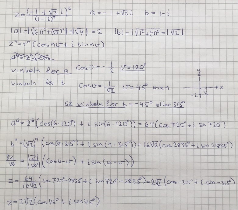 Bestämma Absolutbelopp Och Argument (Matematik/Matte 4/Komplexa Tal ...