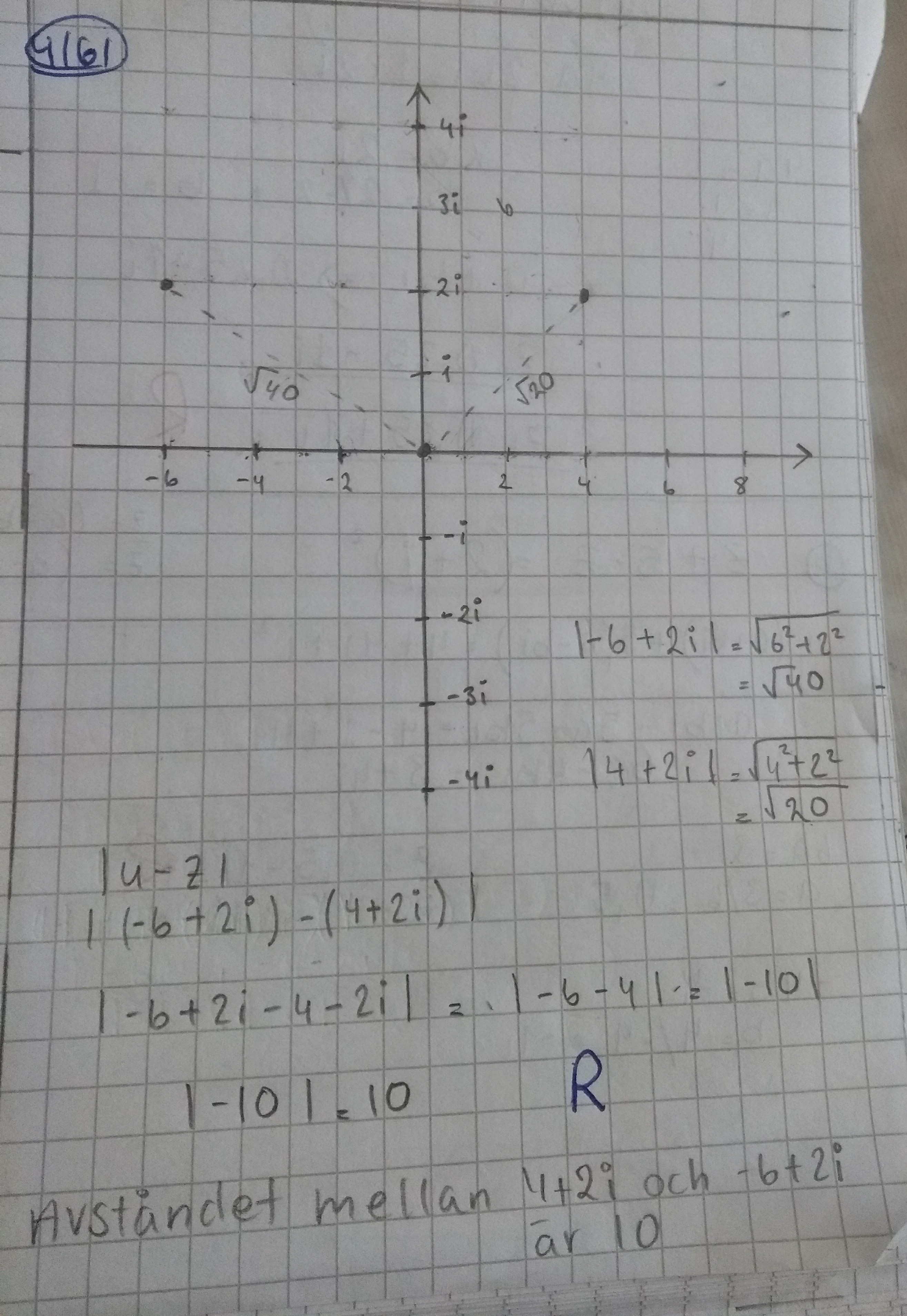 Det Komplexa Talplanet (Matematik/Matte 4/Komplexa Tal) – Pluggakuten