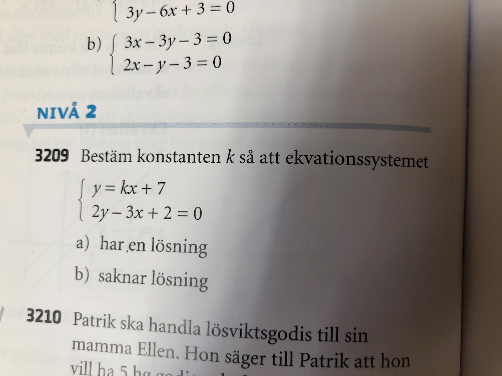 Konstanten K (Matematik/Matte 2/Linjära Ekvationssystem) – Pluggakuten