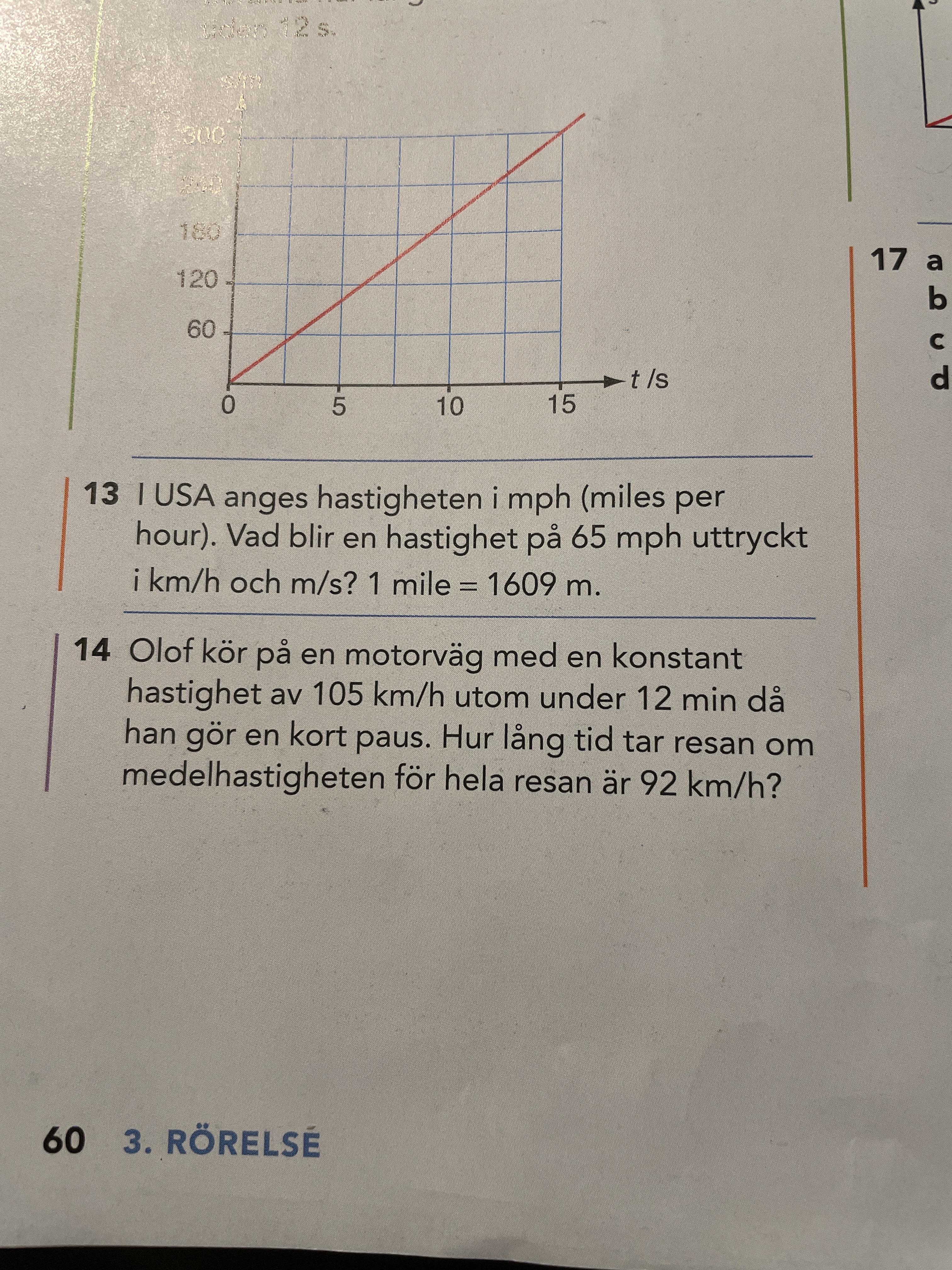 Konstant Hastighet (Fysik/Fysik 1) – Pluggakuten