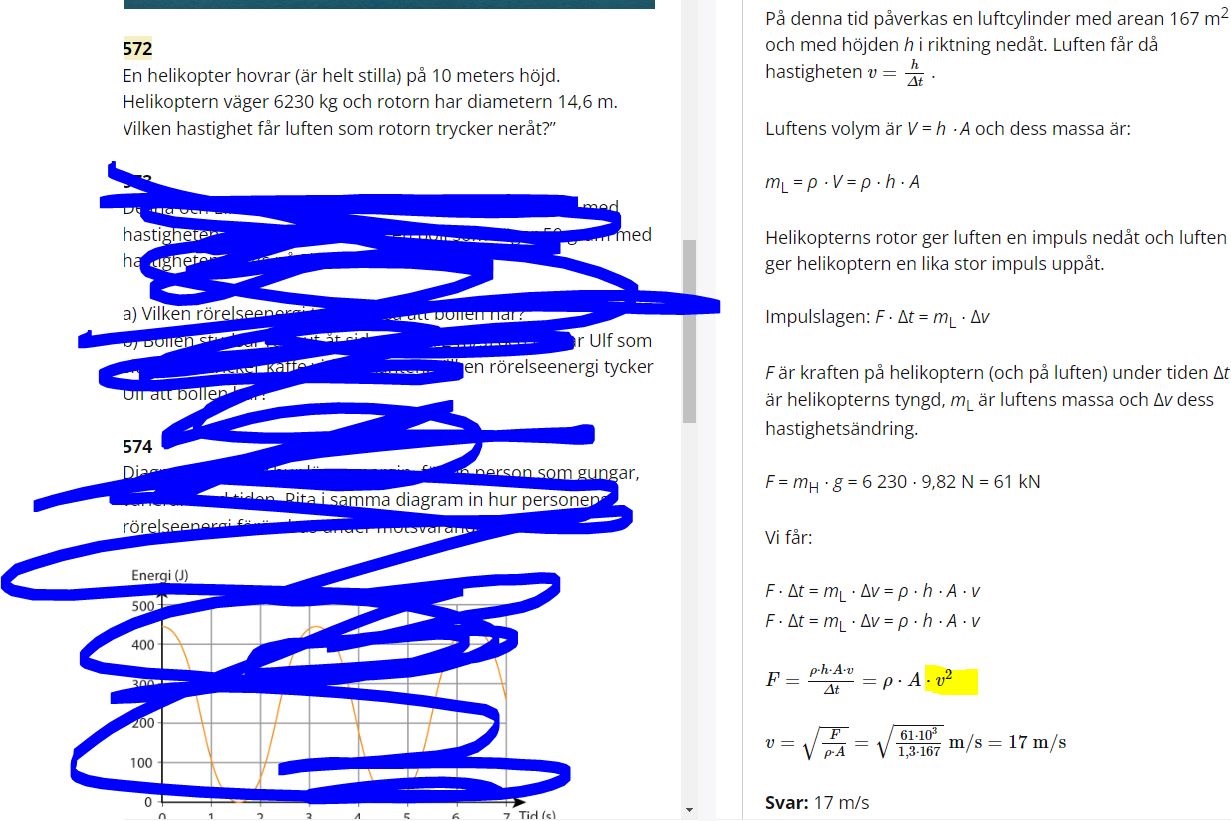 Energi Och Rörelsemängd (Fysik/Fysik 1) – Pluggakuten