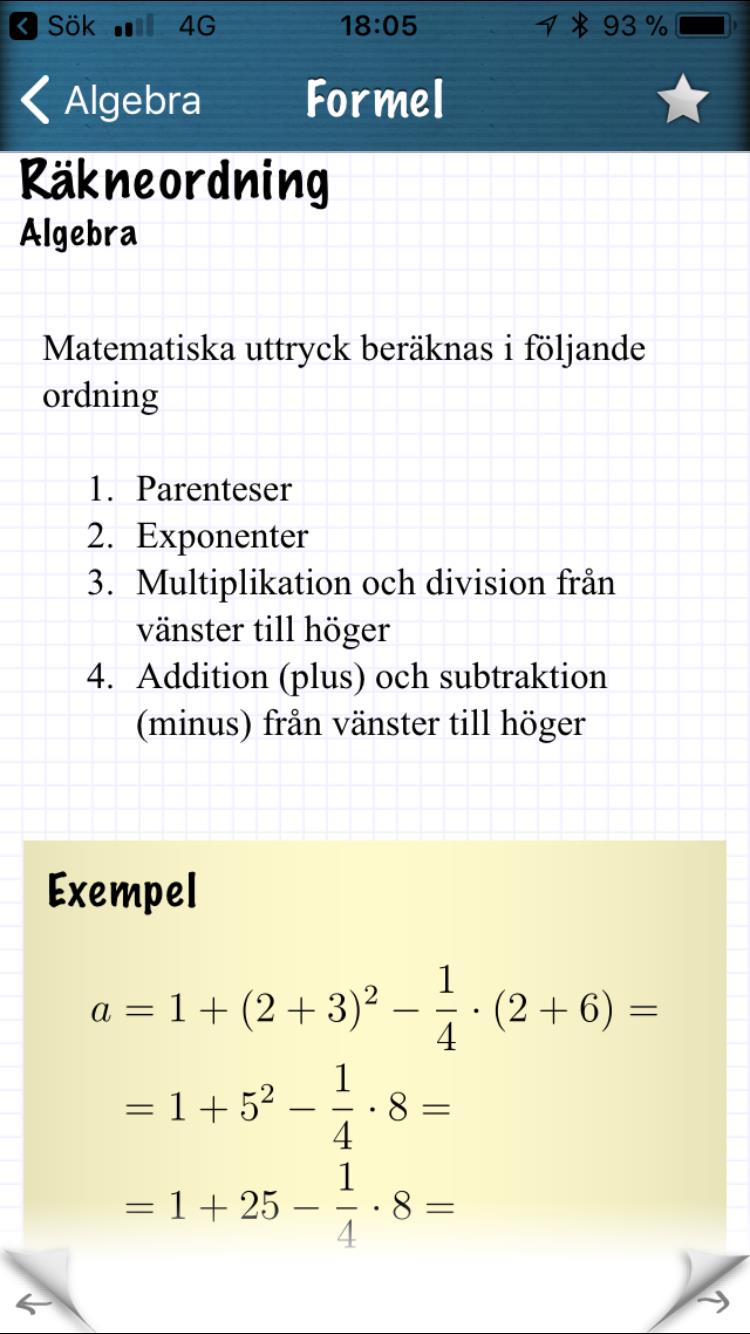 Matematiska Regler (Matematik/Matte 4) – Pluggakuten