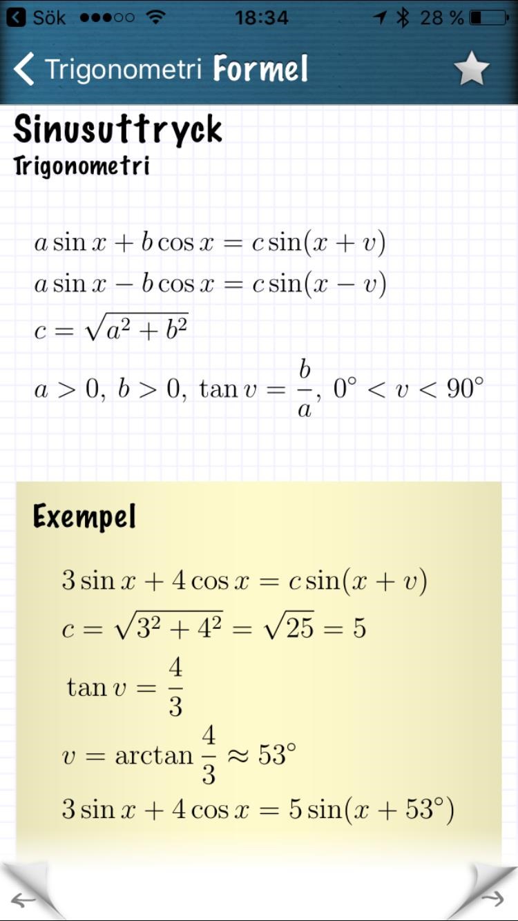 Skriva Y Sinx Cosx Pa Formen Y Csin X V Matematik Matte 4 Grafer Och Asymptoter Pluggakuten