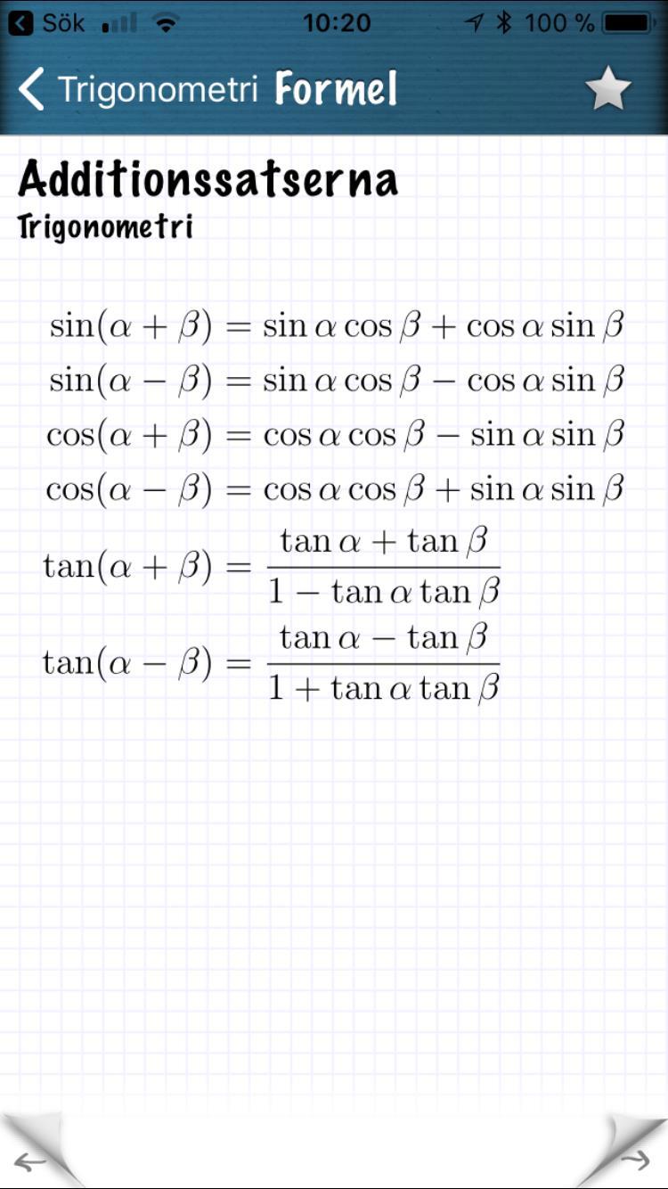 Trigonometriska Formler Vad Händer Med - ? (Matematik/Matte 4 ...