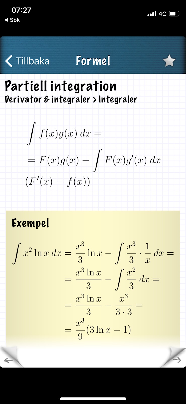 Integraler (svår) (Matematik/Matte 4) – Pluggakuten