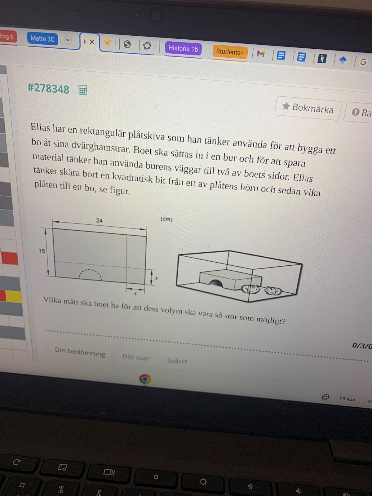 Problemlösning (Matematik/Matte 3/Derivata) – Pluggakuten